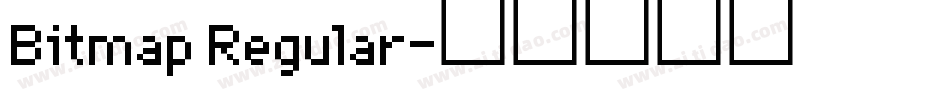 Bitmap Regular字体转换